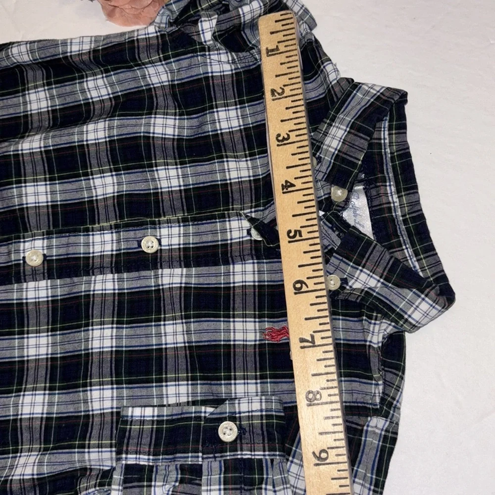Ralph Lauren Plaid Cotton Poplin Shirt 9M Boys Ralph Lauren 9 month plaid